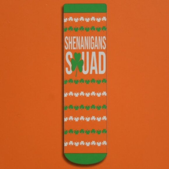 St Patricks Day Crew Socks Set Shenanigans Squad Kiss Me Im Irish One Size - Picture 4 of 6